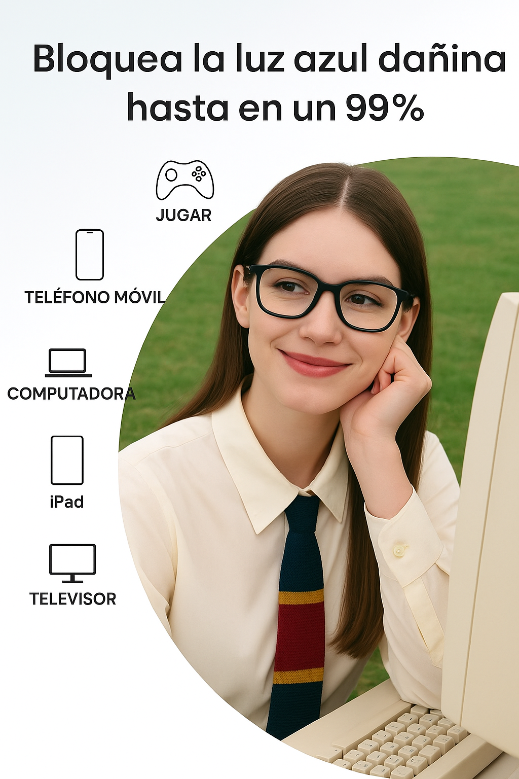 Lentes para pantallas Falcon visions pro negros