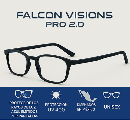 Lentes para pantallas Falcon visions pro negros